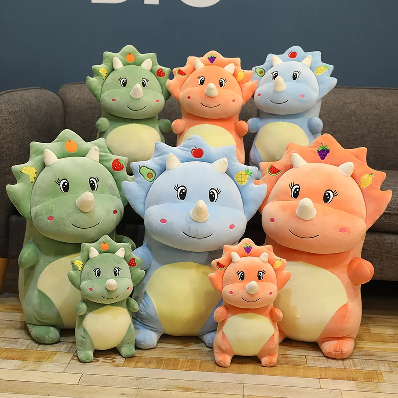 30-55 см креативный Трицератопс стегозавр плюшевая игрушка мягкая мультяшная