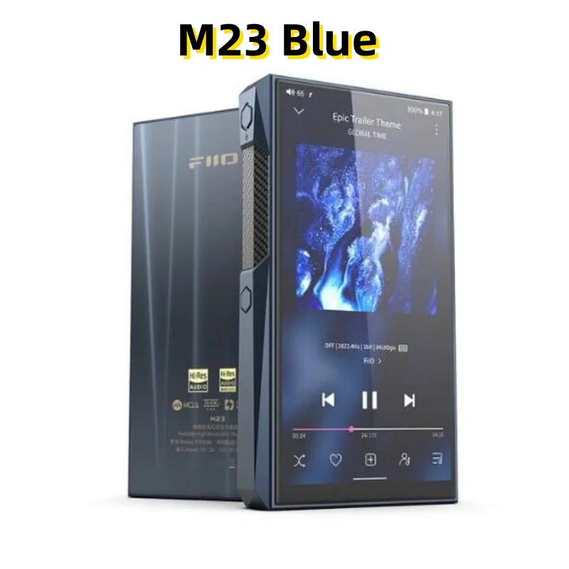 

FiiO M23 Hi-Res HIFI Portable Android10 Music Player AMP USB DAC with AK4191EQ+AK4499EX PEQ Bluetooth 5.0
