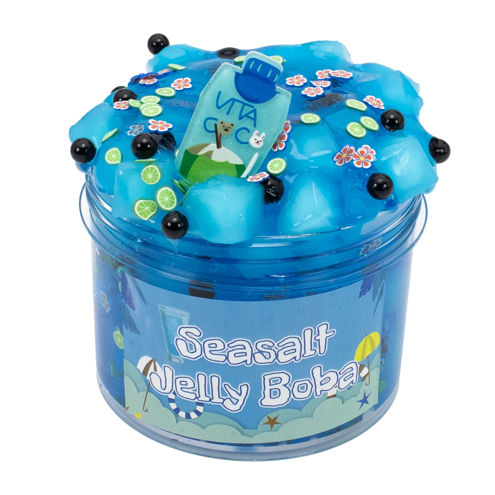 70/300ml Large Capacity Crunchy Slime Kit Premade Crystal Slime Set Super Soft Jelly Cube Party Favor Gifts slime kit