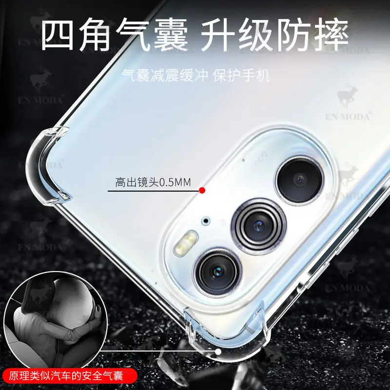 Shockproof Transparent TPU Phone Case - Durable Soft Cover