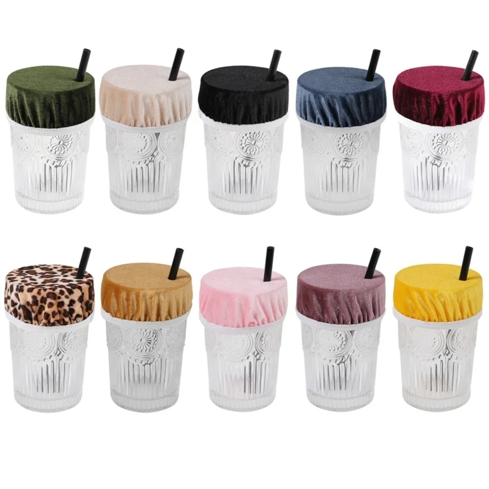 2PCS Silicone Sealed Cup Lids with Straw Hole Dustproof Leakproof Mug Cover  Reusable Straw Cup Lid 