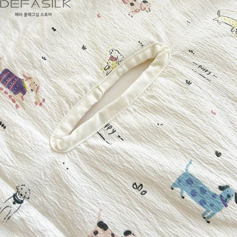 다기능 세탁 가능 면 소재 아동용 침낭 얇은 여름용 발차기 방지 담요 어린이용 보냉 커버 담요