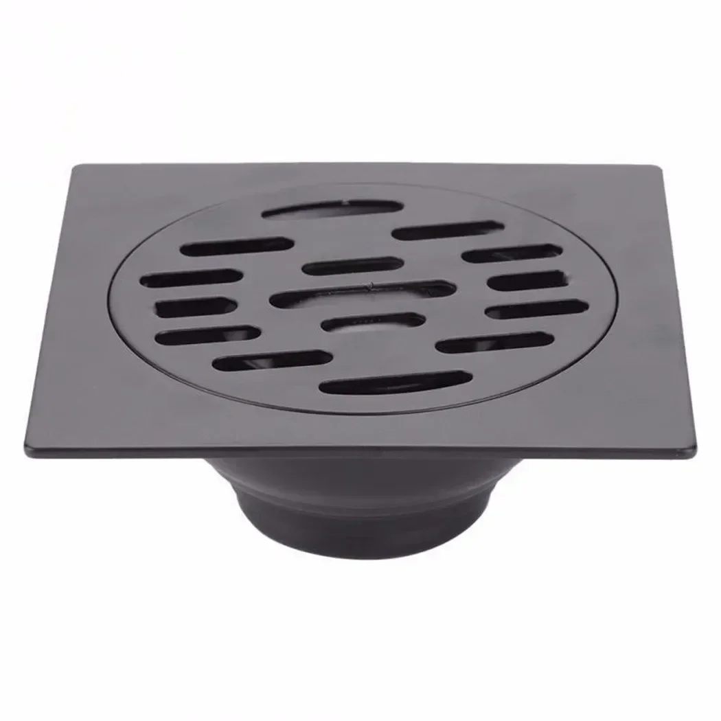 Shower Floor Drain Stainless Steel Square Floor Drain Strainer Home Anti-odor Drainer Bathroom Hair Catcher Hardware Accessories floor drain filter floor drain floor drain strainer