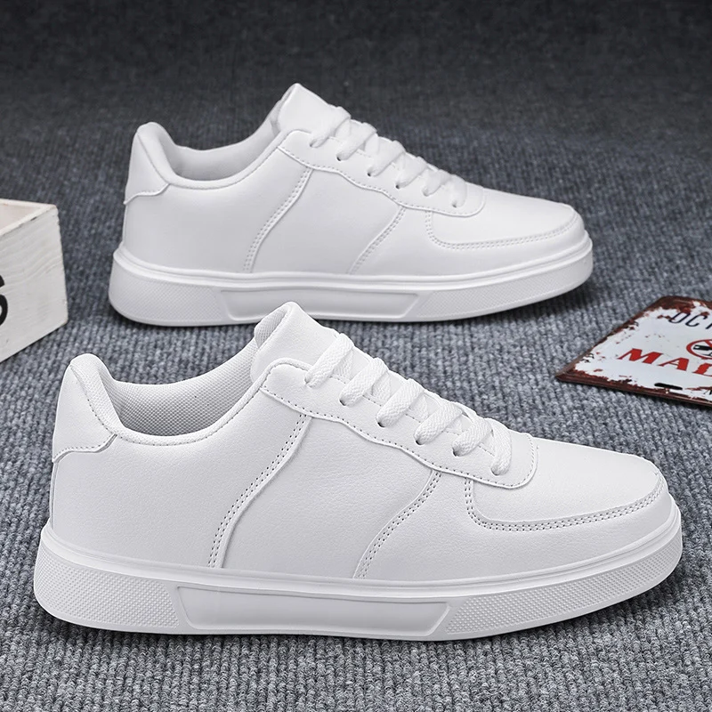 Hot Sale Classic White Sneakers Men Women Comfortable Low-top Skateboard Sports Shoes Men Leather Sneakers Trainers Basket Homme