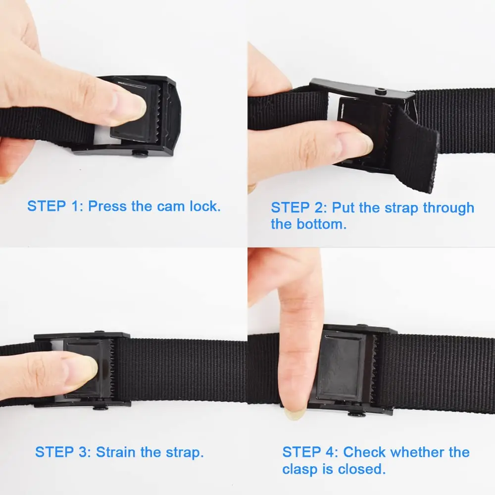 Multi-functional Ratchet Belt Zinc Alloy Buckle Fastener Cargo Straps Tie Down Strap Lashing Rope For Auto/Traveling 5M cargo straps cargo tie down strap tie down straps lashing strap