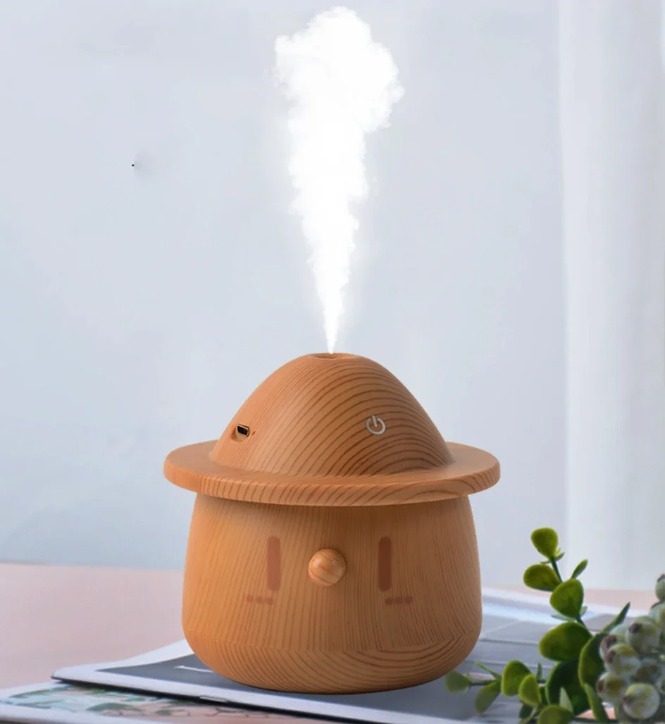 150ML Wood Humidifier USB Essential Oil Diffuser Ultrasonic Humidifier Household Aroma Diffuser Aromatherapy Mist Maker With LED