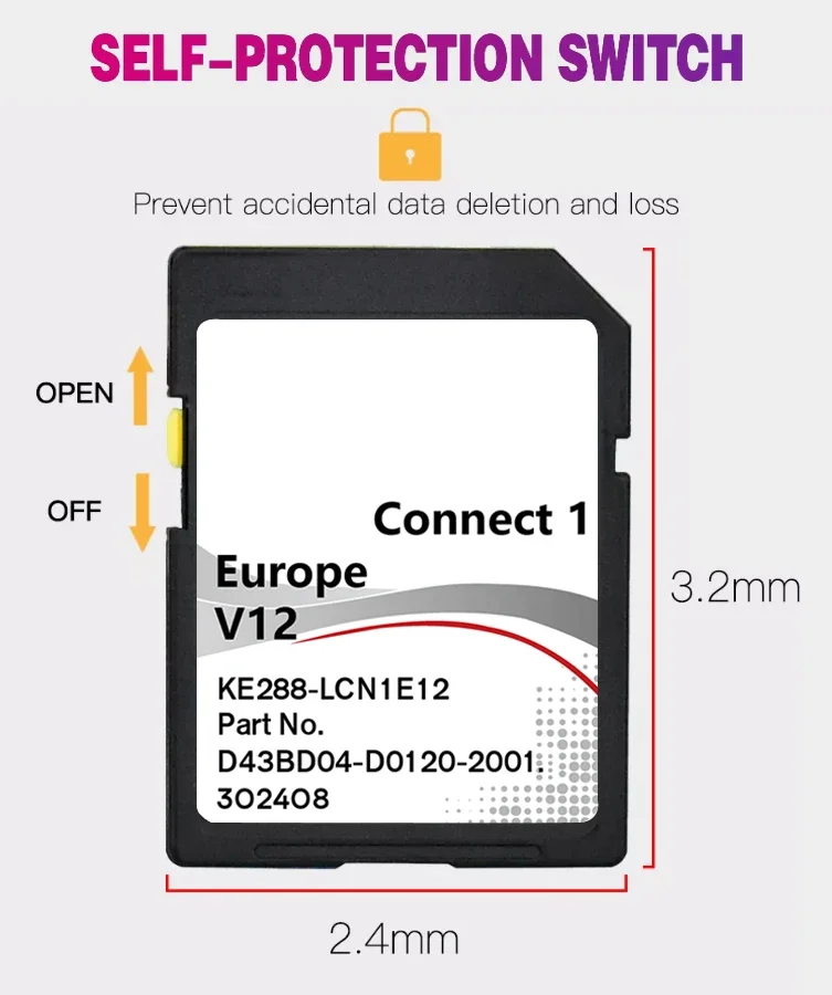 C1 V12 Connect 1 Lcn1 V12 Sd Memory Navi For Nissan Juke X-trail 