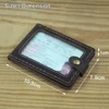 Luxury Handmade Genuine Leather Card Holder Driving License Cover Badge Sleeve Name Card Driver Case Photo Credit Card ID Holder 2