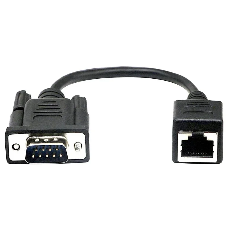 RJ45 to VGA Extender Male to LAN CAT5 CAT6 RJ45 Network Ethernet
