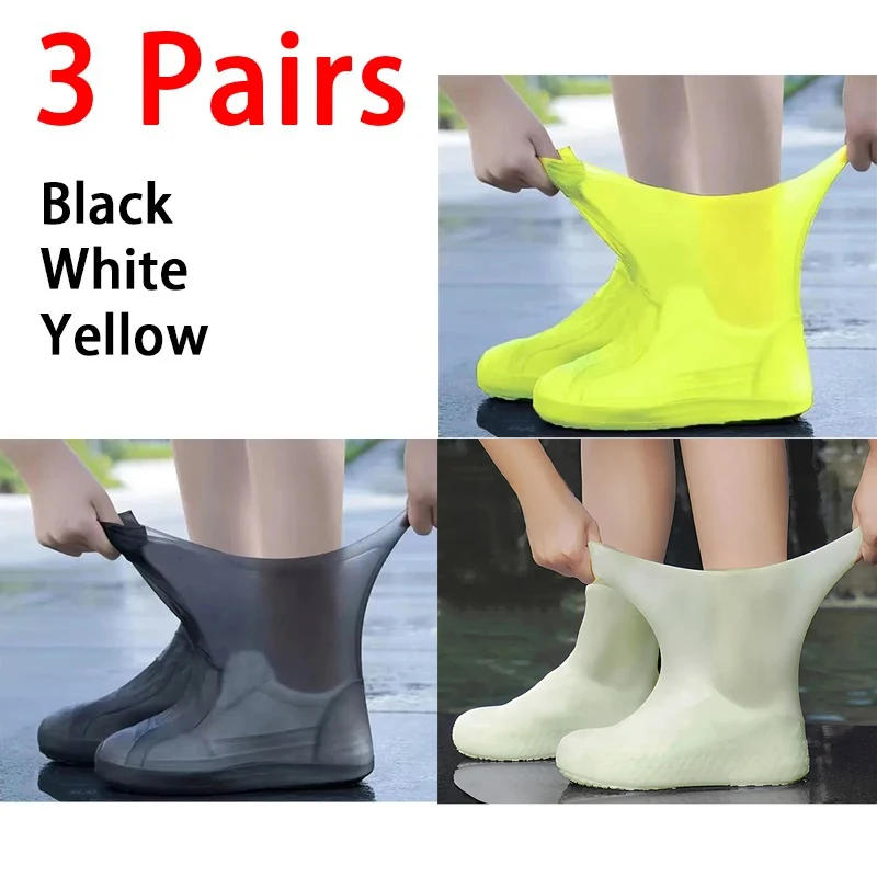 Waterproof Silicone Rain Shoe Covers