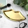 Korean Style Ins Style Stainless Steel Lip Shaped Jewelry Tray Home Cosmetics Metal Tray Female Jewelry Storage Tray Decorative 1