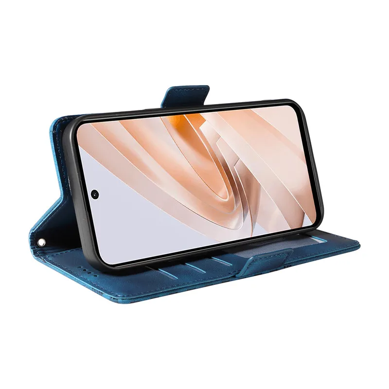 Premium Magnetic Leather Flip Wallet Phone Cover - Protective Case for Enhanced Style and Durability