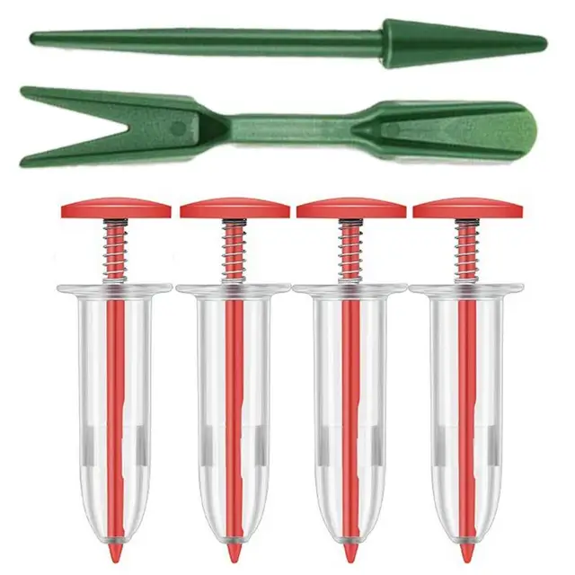 6 Darab Mini Vetőmag -Adagoló Kézikönyv -Vetőmag -Szóró Kézi Ültetvény Kézikönyve Vékony Virágágy Kertész - Image 5