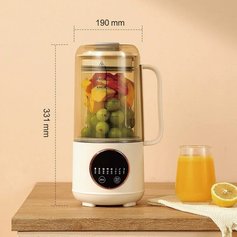 220V Soybean Milk Machine Smart Filter-free Wall Breaking Machine Mixer Electric Juicer 8 Leaf Mute Rice Paste Machine 1.5L 6