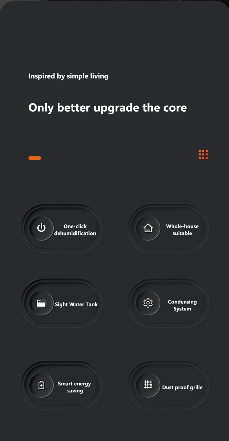 Description Picture 3 of item1.2L Portable Dehumidifier Smart Air Purifier Moisture Absorbers Machine for Home Room Office Eliminate Damp Mold and Moisture