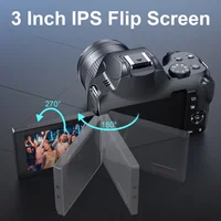 12X Optical Zoom 72MP DSLR Camera 270° Rotative Flip Screen Digital Photographic Camera Xenon Light Macro Lens 4K Wifi Camcorder - Image 5