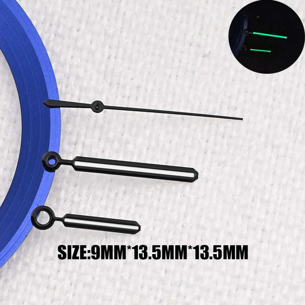 Green Luminous Watch Hands Set