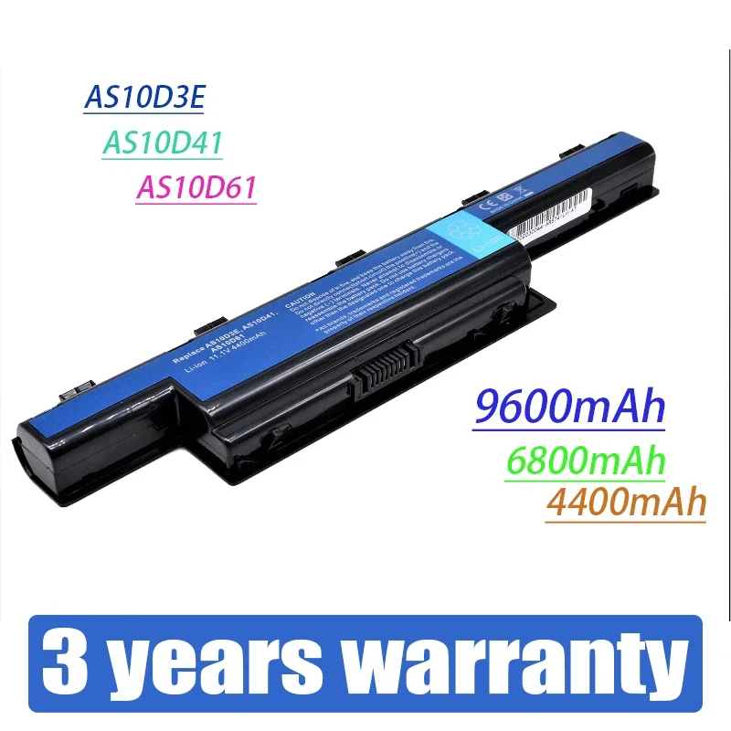 Batería Acer AS10D31 11.1V (Compatible With 10.8V), Batería De