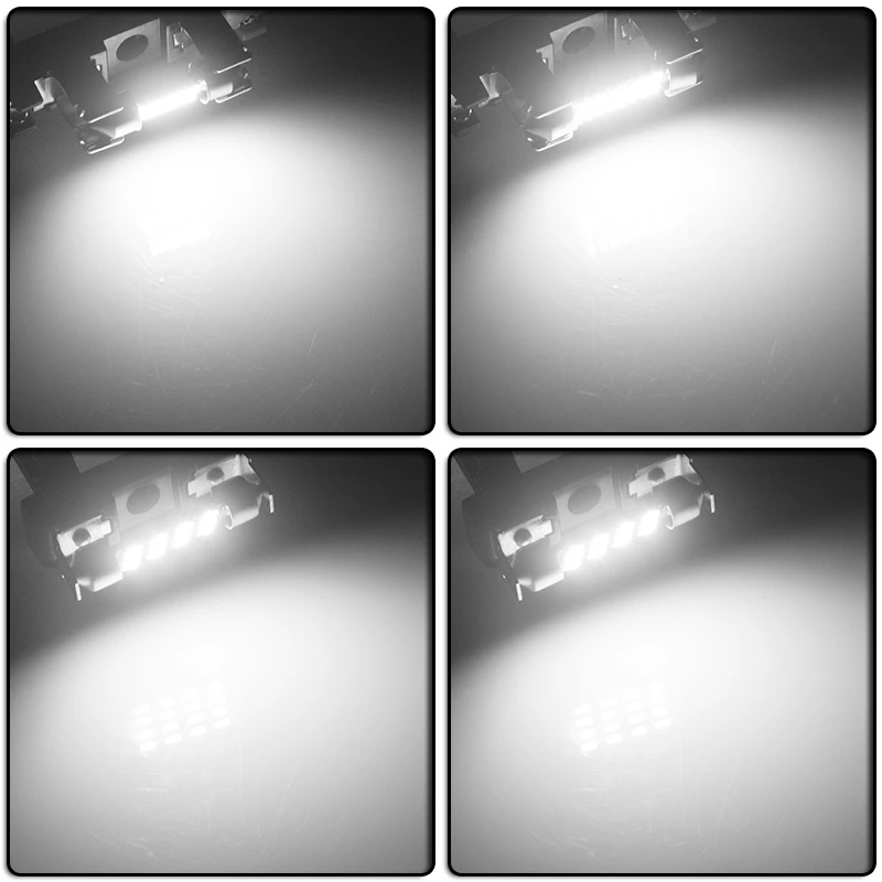 100Pcs ���� c5w LED 31 36 39 41 mm 16 led ���� 4014 SMD ���� ���� �ڵ��� ���׸��� ���� DC 12V