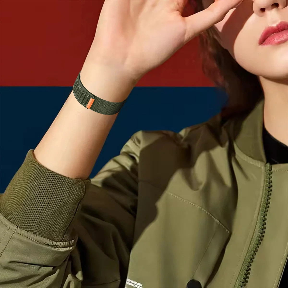 Nylon Loop Adjustable Sports Wristband