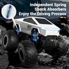 1:16 4WD All Terrain Off Road Waterproof Remote Control Truck 2.4G Water Land 2To1 Amphibious Climb High Speed RC Car Kids Gift 3