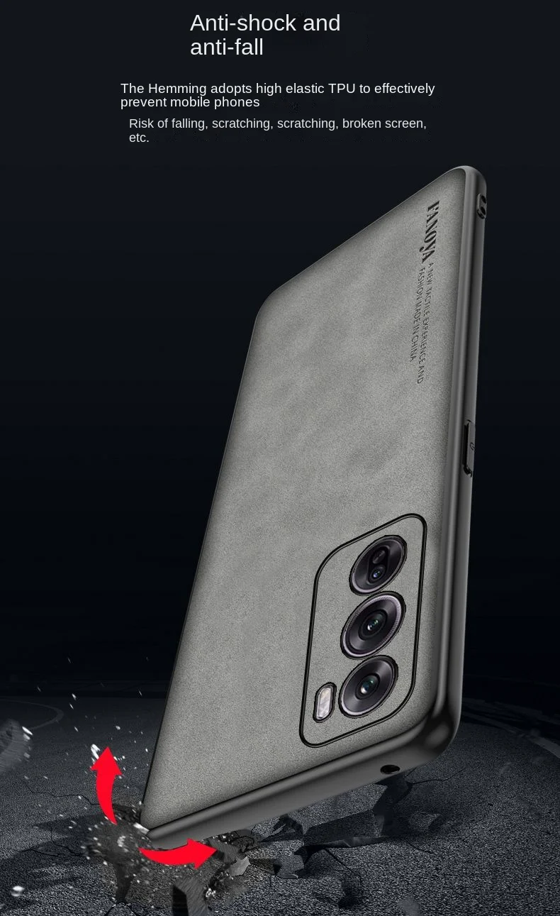 Luxury Soft PU Leather Magnetic Protective Back Cover