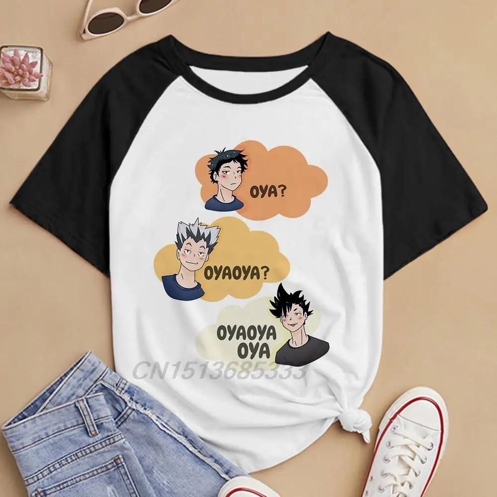 

Oya Oya Oya Men Manga T-shirts I Only Date Bad Boys Funny Tee Shirts Let's Get Ready To Rumble Man Vintage Printed Spliced Tops