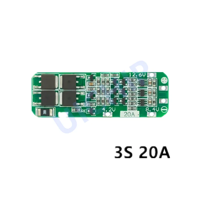 Enhanced Li-ion Battery Protection Board - 20A 12.6V 18650 Charger Module