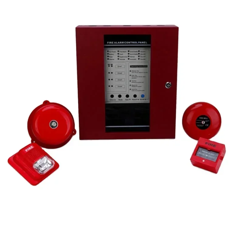화재 경보 제어반 화재 진압 화재 감지 시스템 고품질 4존 일반형 SR-P01-4 220VAC