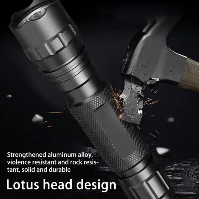 LED Infrared Tactical Flashlight Zoomable Night Vision Hunting Rechargeable Waterproof Flashlights IR 850nm/940nm