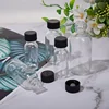 6pcs Small Clear Glass Bottles with Lids for Liquids Tiny Short Jars with Caps Mini Glass Juice Bottles for Potion, Ginger Shots 5