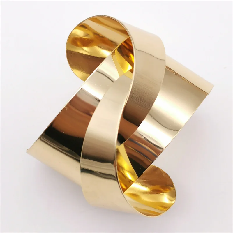 Bangle Bracelet Fkewyy Luxury Charm Bracelets Women Gold Color Hollow Designer Gothic Accessories Alloy Statement Jewelry