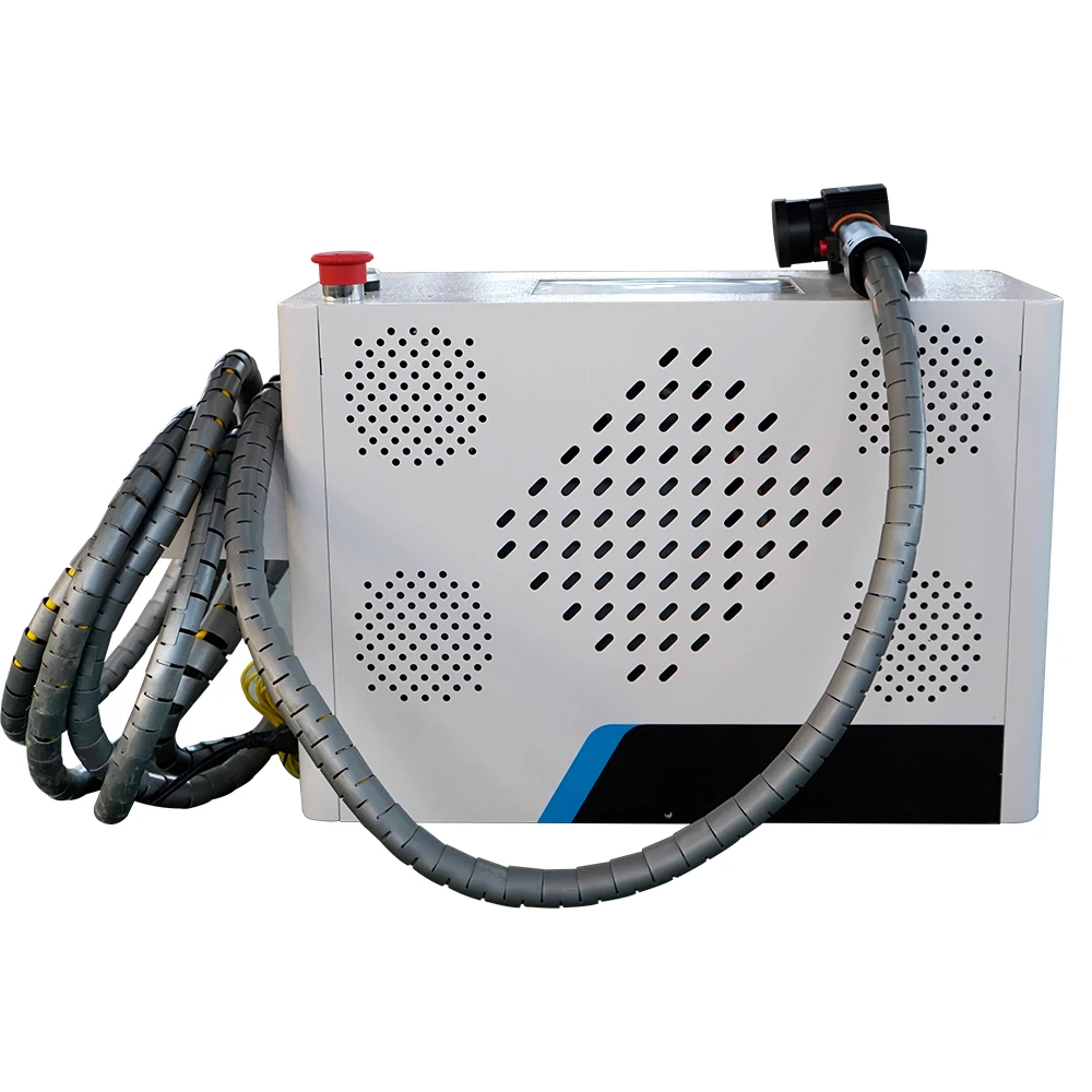 200w  Air cooling machine pulse laser cleaning machine clean car parts  wood metal 3