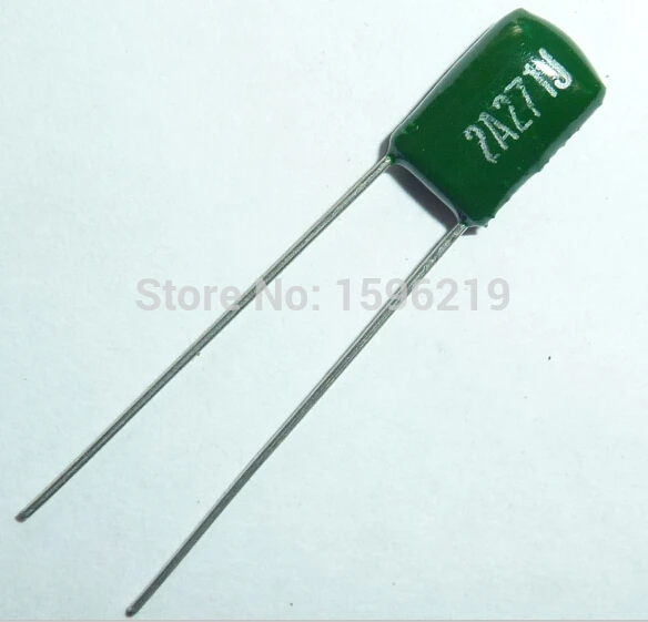 

100 шт. Майларовый пленочный конденсатор 100 в 2A271J 270pF 0.27nF 2A271 5% полиэфирный пленочный конденсатор