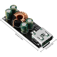 60W 6-35V DC to USB Type C PD 3.0 QC4 Type A QC3.0 DC Fast Charge 12V 24V Step-Down Power Module 3