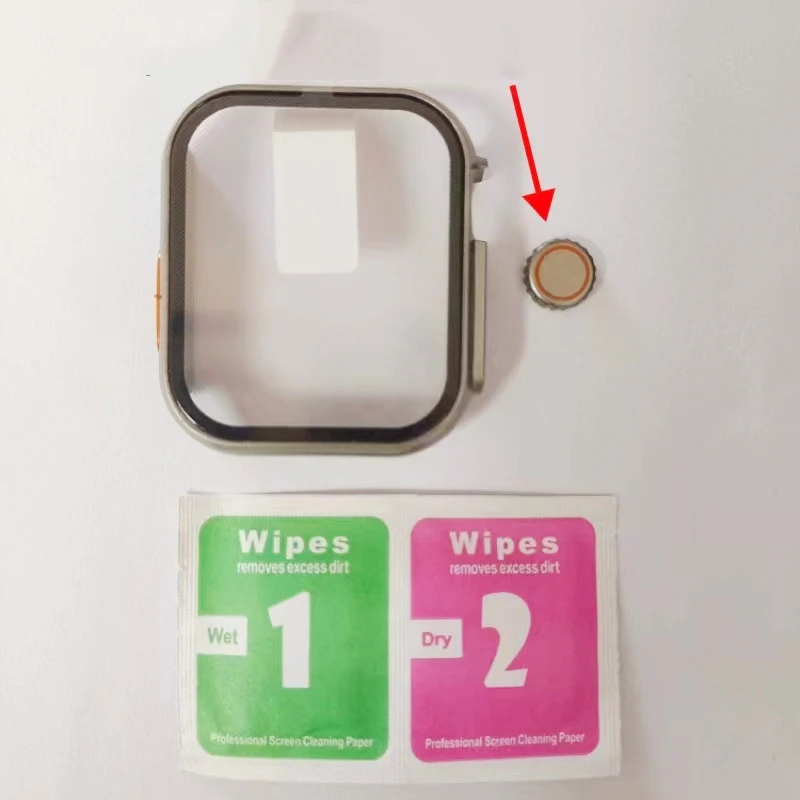 Enhanced Ultra iWatch Tempered Glass Screen Protector Case