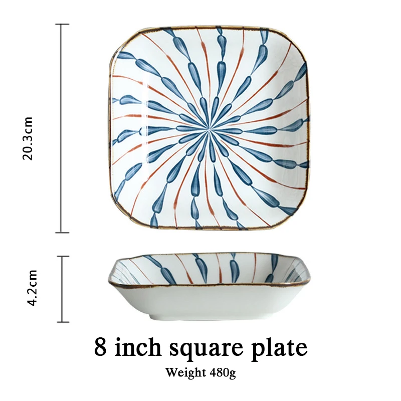 8 inch square plate