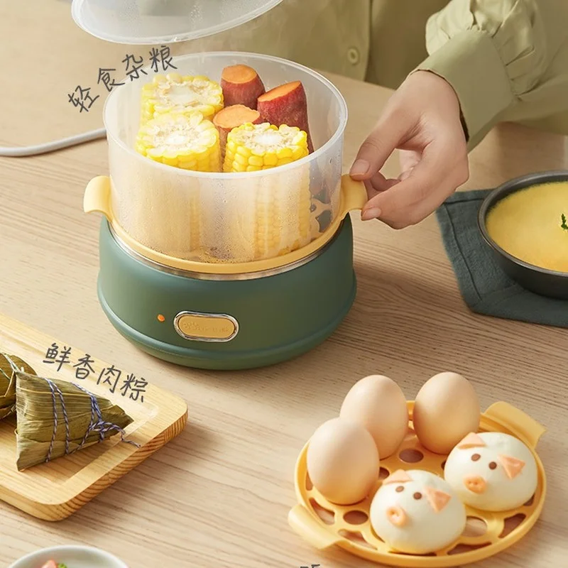 Electric Egg Boiler Double Layer Steamed Egg Cooker Breakfast Machine  Cooking Tools Egg Boilers Steamer Multicooker 220V