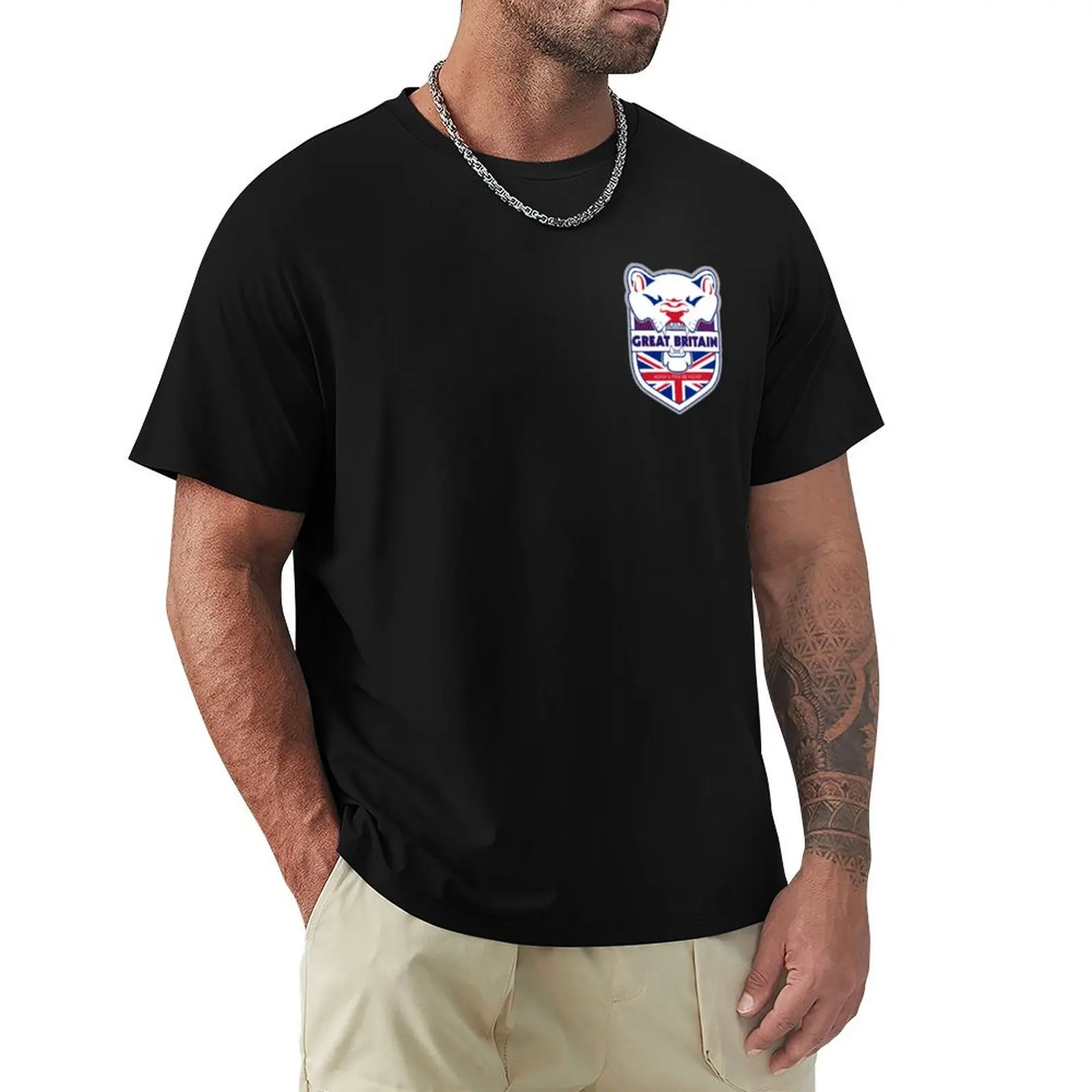 

GB Women's Para Ice Hockey Team T-Shirt custom shirt blue archive summer top plain t shirts men