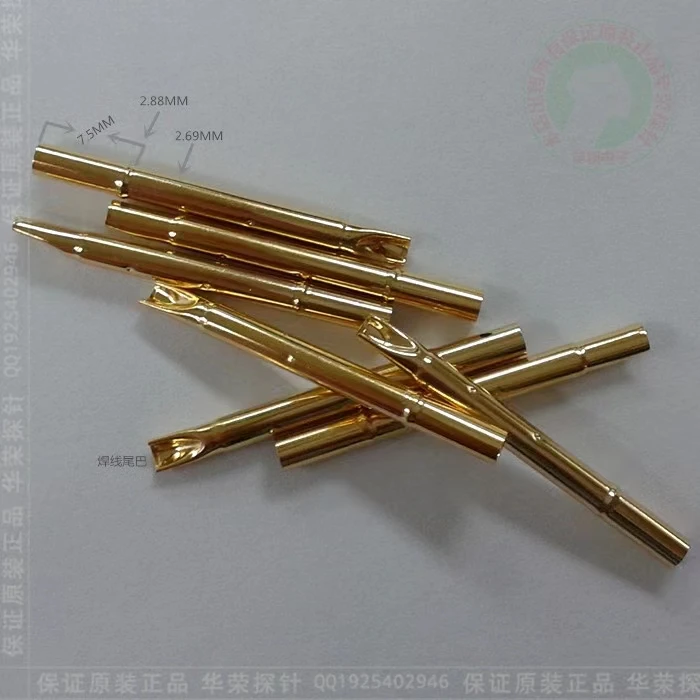 

50PCS R156-4S Huarong Probe Welding Wire Needle Sleeve 2.67mm Test Needle Sleeve Probe Seat Horn Needle Sleeve
