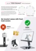 Aluminum Alloy Stand for Protable Monitor Table Bracket Adjustable 360 Rotation M4 Screw Bases Strong Load Capacity Super Stable 6