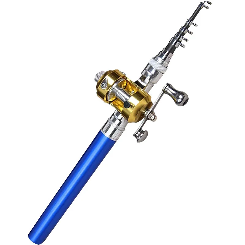 Ultra Short Pocket Rods Steelhead Fishing Rods Small Micro Mini Fishing 1m 1.4m 1.6 Drum Reel Ice spinning fishing rod