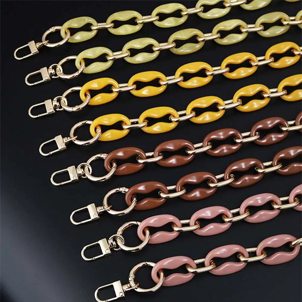 

DIY Bag Jewelry Crossbody Bag Replaceable Solid Color Resin Purse Chain Handbag Belt Bag Handle Acrylic Bag Strap
