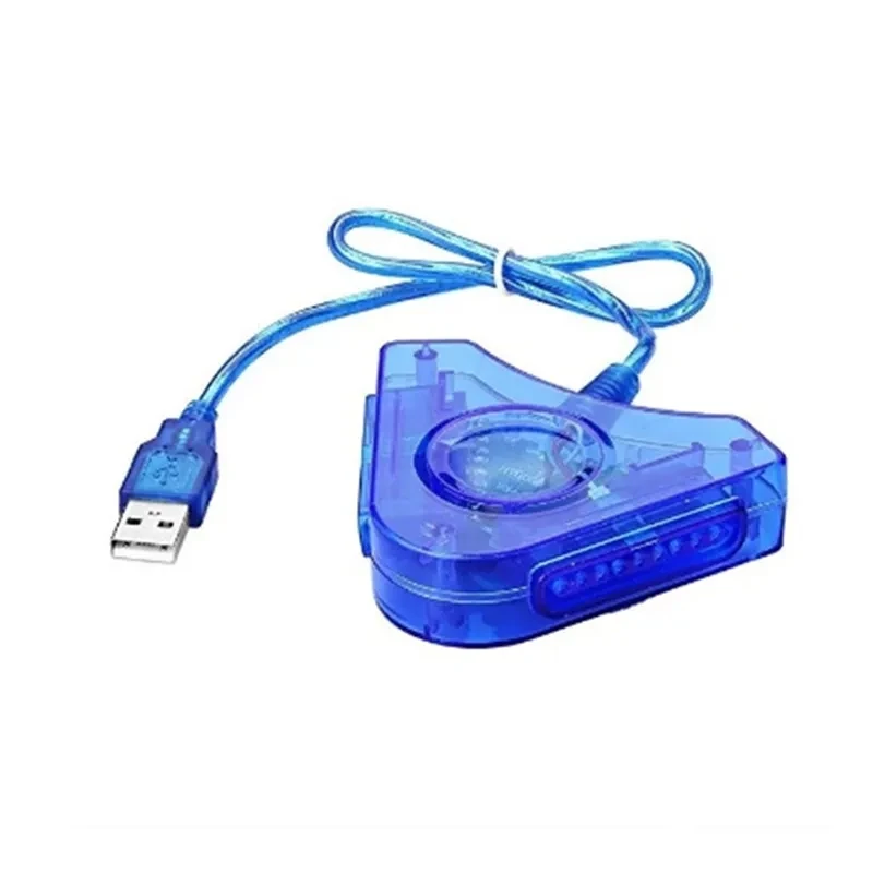 Dual-Port-Triangle-USB-Adapter-For-PS2-Gamepad-To-PS3-PC-Controller ...