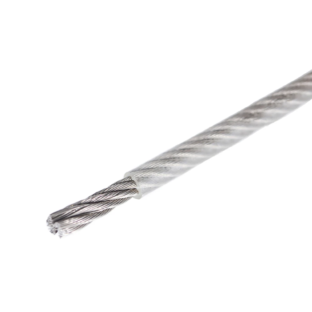 Cable De PVC Transparente Para Gimnasio - Diámetro 4-6 Mm, 10 Metros De Largo, Ajustable