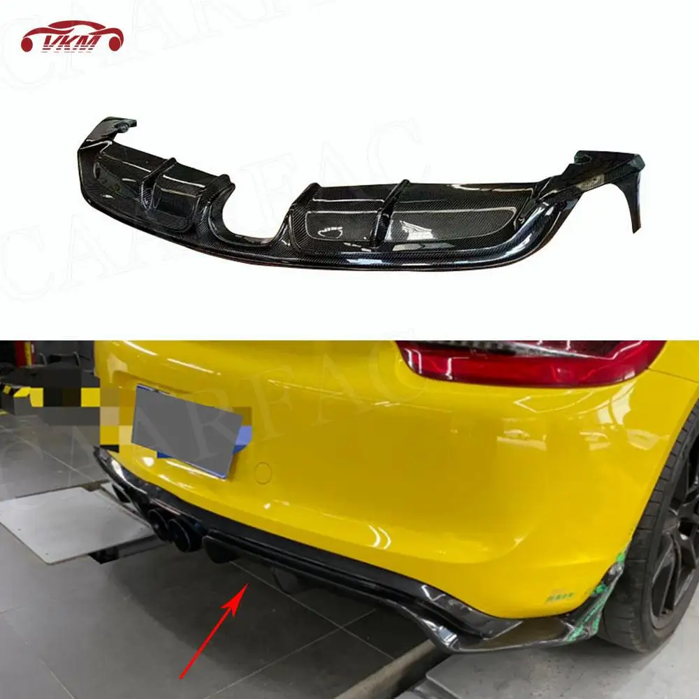 

Carbon Fiber Rear Lip Diffuser for Porsche 981 Cayman Boxster 2013-2015 Rear Bumper Extension Bumper Guard