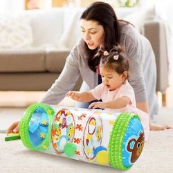 Crawling Learning Roller With Bells Toddler Standing Early Educational Toys Inflatable Toy Infants Roller PVC Baby Fidget Toys