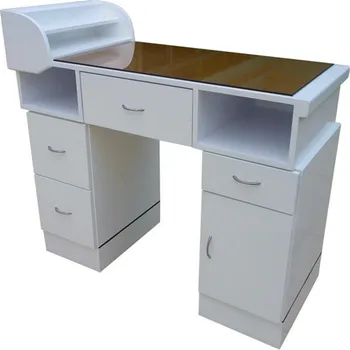 Cassettiere per attrezzature da salone di bellezza con luci a LED, postazione manicure, mobili per manicure, tavolo per manicure