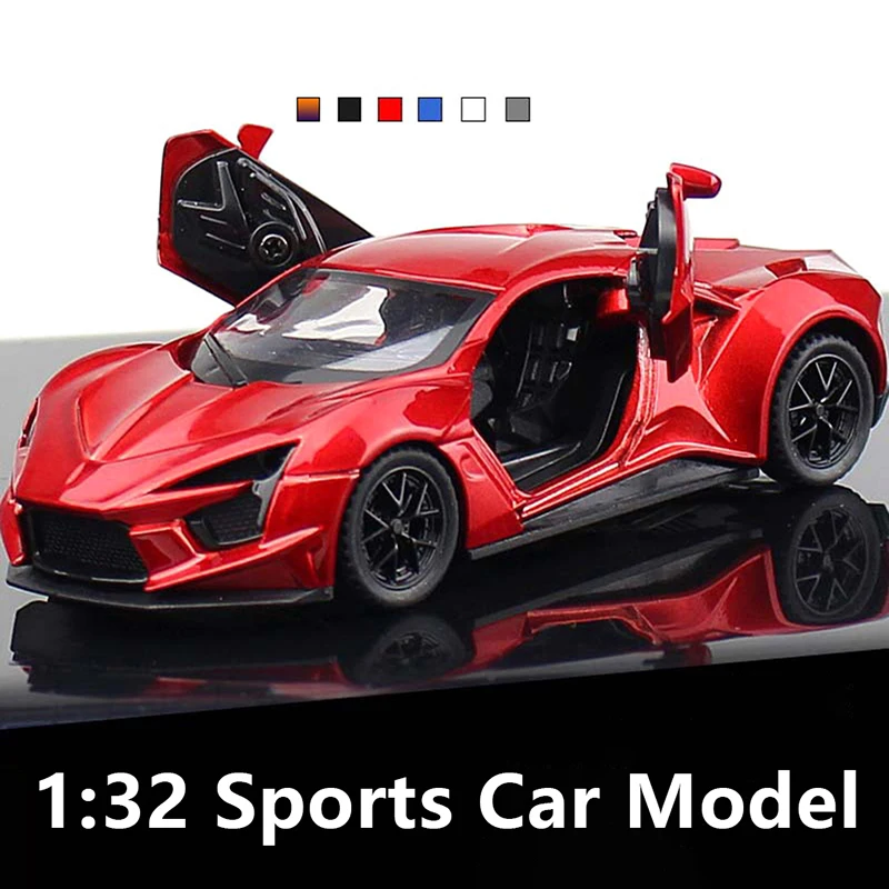 

1:32 Lykan Hypersport Alloy Sports Car Model Diecasts Metal Toy Vehicles Car Model High Simulation Gifts