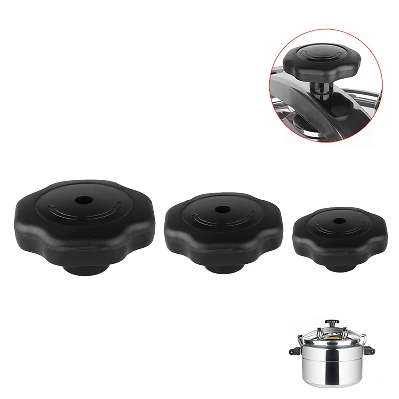 Description Picture 2 of itemCasserole Button Lid Knob Pressure Cooker Knob Accessories Pressure Cooker Handle Button Explosion-proof Bakelite Spiral Cover